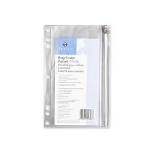  Sparco Products Products   Ring Binder Pocket, w/ Zipper 