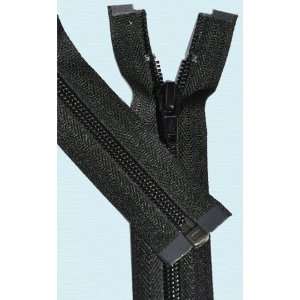   ~ YKK #5 Nylon Coil ~ Separating Zippers   580 Black (1 Zipper/pack