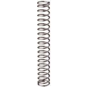  Spring, 302 Stainless Steel, Inch, 0.36 OD, 0.038 Wire Size, 0.529 