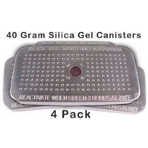  40 Gram Desiccant Silica Gel, 4 Pack   Fits Pelican Cases 
