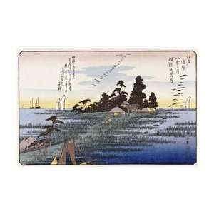  Descending Geese at Haneda by Utagawa Hiroshige . Art 