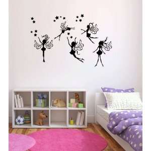    Fairies Vinyl Wall Decal Sticker Graphic By LKS Trading Post Baby