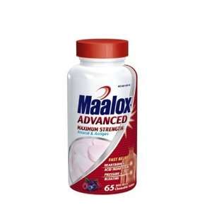  Maalox Multi Symptom Antacid & Antigas Chewable Tablets 