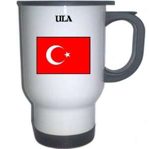  Turkey   ULA White Stainless Steel Mug 