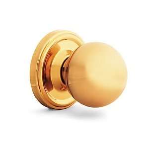 Weslock 00605B3  0020 Polished Brass Ball Ball Style Single Dummy Door 