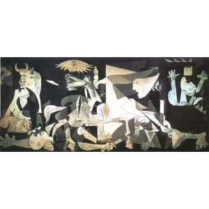 FRAMED oil paintings   Pablo Picasso   32 x 14 inches   Guernica (1937 