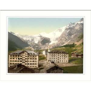  Saas Fee the hotels Valais Alps of Switzerland, c. 1890s 