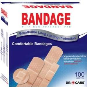  Aid Plus 100Ct Multi Pack Mixed Bandages Case Pack 144 