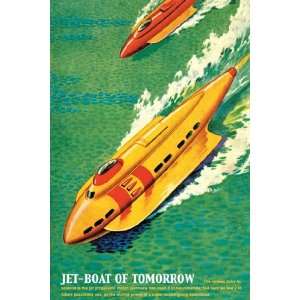  Jet Boat of Tomorrow by Unknown 12x18