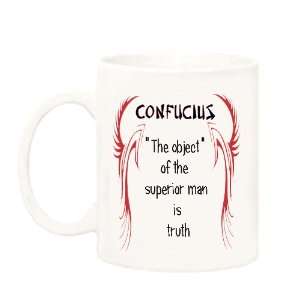   The object of the superior man. Mug/Coffee Cup 