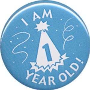  1 year old birthday badge