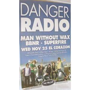 Danger Radio Poster   2010 Concert Flyer