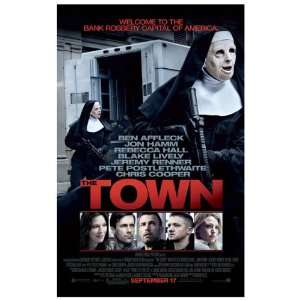  The Town Movie 11x17 Poster Affleck Hamm Hall Renner