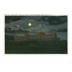Bretton Woods, New Hampshire   Exterior View of Mt Washington Hotel at 