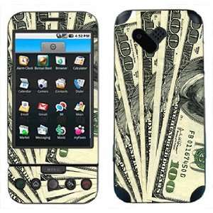  Hundred Dollar Bills Skin for HTC G1 Phone Cell Phones 