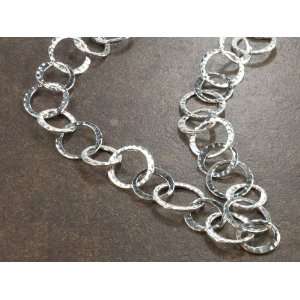  Boojee Beads Kim II Fashion Lanyard Hammered Silver Rings 