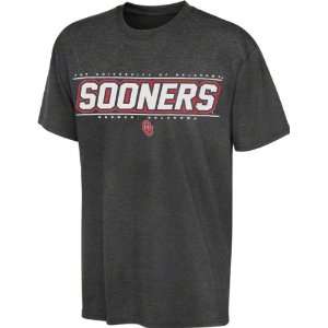   Sooners Heather Charcoal Reckoning Force T Shirt