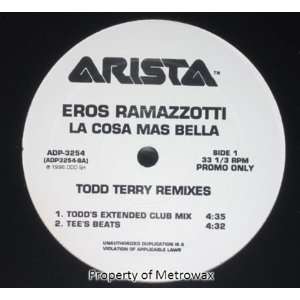  La Cosa Más Bella (Remix) Eros Ramazzotti Music