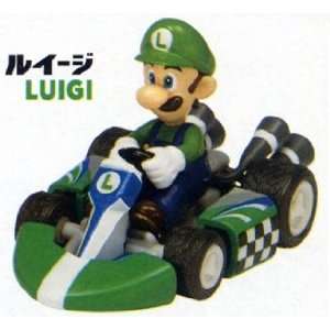 Nintendo World Store Tiny Mini Super Mario Kart Figure Luigi (1 X 2)