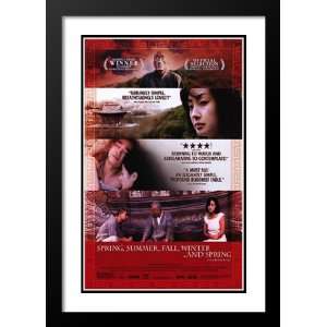 Spring, Summer, Fall, Winter 20x26 Framed and Double Matted Movie 