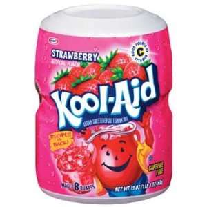 Kool Aid Strawberry Mix 19 oz (Pack of Grocery & Gourmet Food
