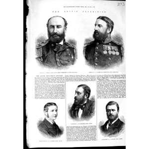  1875 ARCTIC EXPEDITION NARES STEPHENSON EGERTON GIFFARD 