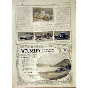  Motor Car Wolseley Crossley Rolls Royce Arrol 1914