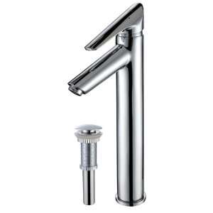 Kraus FVS 1800 PU 10CH Decus Single Lever Vessel Faucet with Matching 