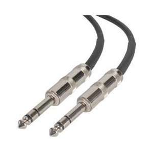  Dayton Audio CAQ 10N 1/4 TRS To 1/4 TRS Cable 10 ft 