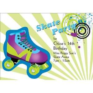  Skate Party Invitation   100 Cards 