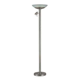  Lite Source LS 80827PS/FRO Kaiser I Torchiere/Reading Lamp 