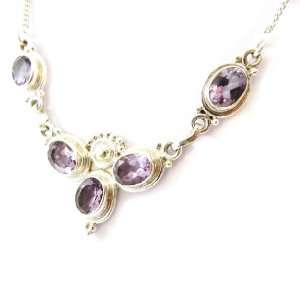  Necklace silver Heaven amethyst. Jewelry