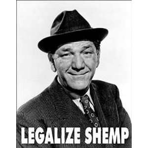  TVMovie Three Stooges Tin Sign Legalize Shemp Nostalgic 