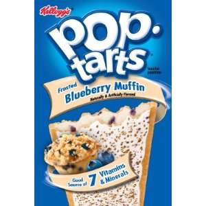 Kelloggs Pop Tarts Frosted Blueberry 12C 12 Pack  Grocery 