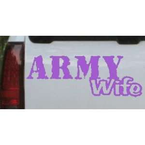  Purple 30in X 10.9in    Army Wife Military Car Window Wall 