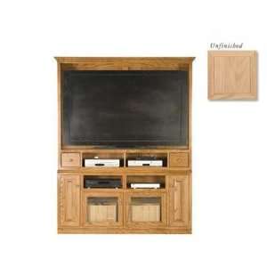  Coastal 93567NGUN 66 in. Entertainment Hutch   Unfinished 