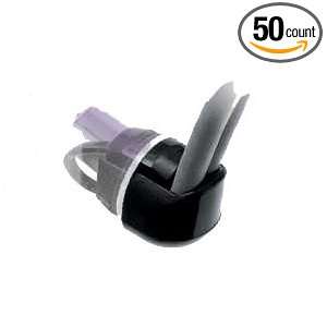 Heyco 1464 SR 24 1 BLACK RIGHT ANGLE STRAIN RELIEF (package of 50)