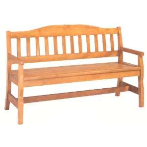  AC Furniture 1465 Bench with Wood Slat Seat Health 