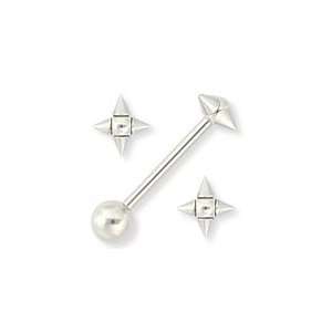  14g   12g   10g 4 SPIKE STRAIGHT BARBELL 14g 2 Jewelry