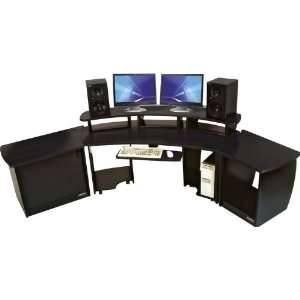  Omnirax OmniDesk Audio/Video Editing Workstation   Black 