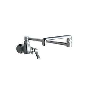   Faucet with Double Jointed Swing Spout and Metal Lever Handle 332 DJ18