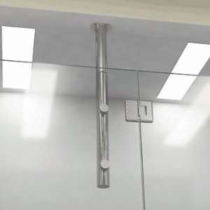  CRL Brushed Stainless Steel 33 Two Point Vertical Post 