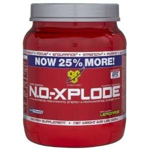 BSN N.O. XPLODE Pre Training Performance Powder, Lemonade Frost, 2.25 