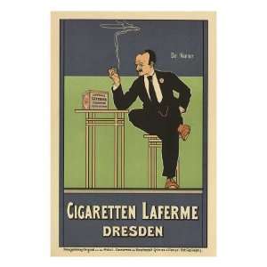  Cigaretten Laferme, Dresden, c.1897 Giclee Poster Print by 