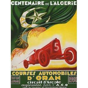  RACE CAR CENTENAIRE DE LALGERIE 1930 COURSES AUTOMOBILES 