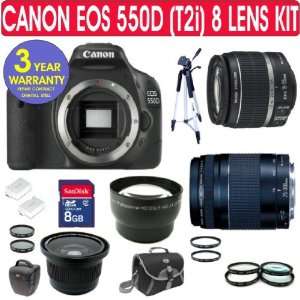  Canon 550D (T2i) Digital Camera + Canon 18 55mm IS Lens 