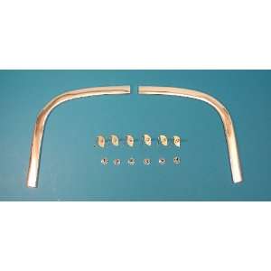  Chevy Rear Cove Moldings, Outer, Impala SS & Belair, 1964 