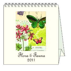  Cavallini Desk Calendar Flora and Fauna