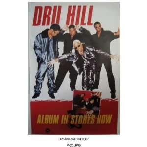  DRU HILL ALBUM IN STORES NOW 24x 36 Poster Everything 