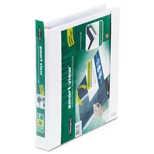   Smart View Vinyl Round Ring View Binder 1in Case Pack 3 Electronics